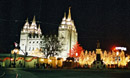 Temple Square at night