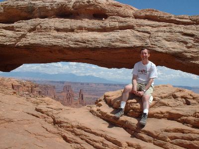 Ken at Mesa Arch