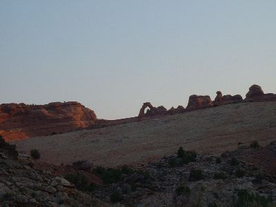 Sunrise at Delicate Arch