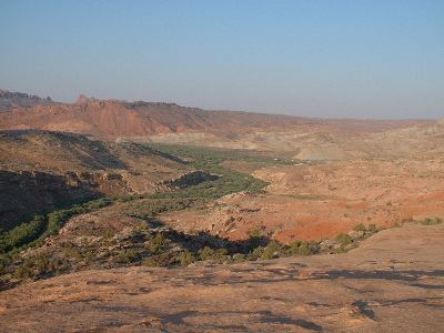 View from Trail to Delicate Arch