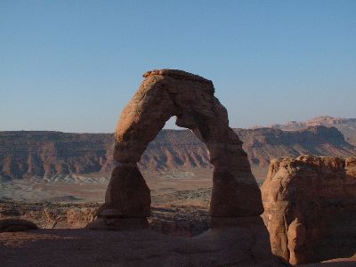 Delicate Arch after Sunrise