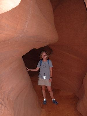 Nieka in Antelope Canyon