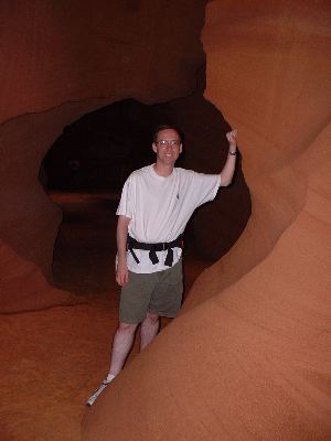 Ken in Antelope Canyon