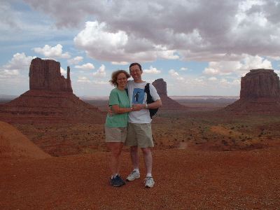 Nieka and Ken at Monument Valley