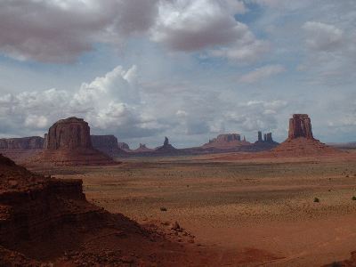 Panorama of Monument Valley