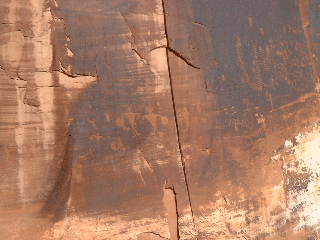 Petroglyphs along Potash Road