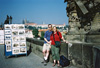 Nieka and Ken in front of the Statue of St. Gabriel